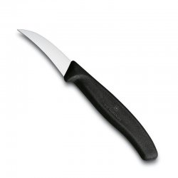 Victorinox Urtekniv med krum klinge 6 cm, Sort