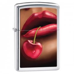 Zippo Lighter LIPS AND CHERRIES