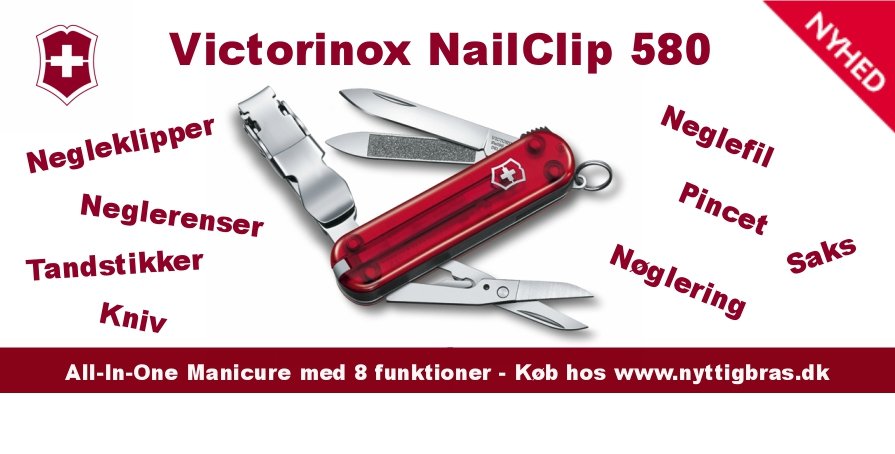 Negleklipperen Victorinox NailClip 580 hos Nyttigbras.dk