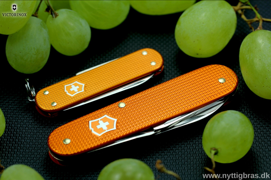 Victorinox Cadet Alox Orange Limited Edtion med vindruer